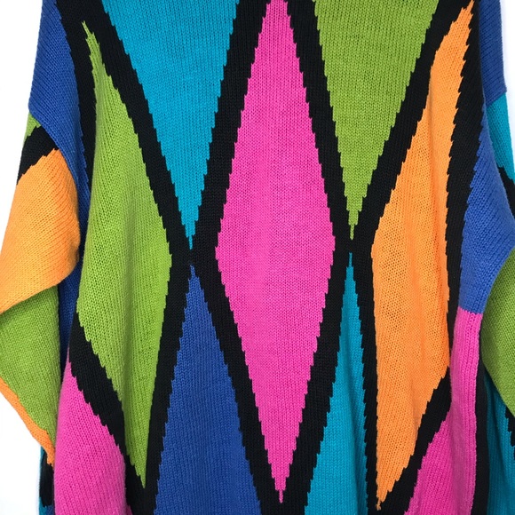 Vintage Color Blocked Sweater - Picture 3 of 7